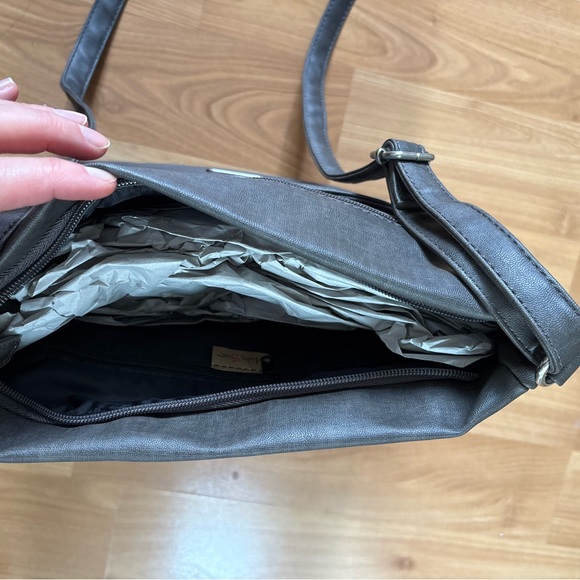 Multisac Gray Women's Crossbody Bag NWT - Picture 8 of 11